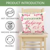 Fjfz Chinese Mahjong Queen Decorative Throw Pillow Covers 18 x