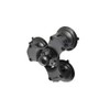 RAM MOUNTS Triple Suction Cup Base 1.5" Ball RAP-365-224-1U Black