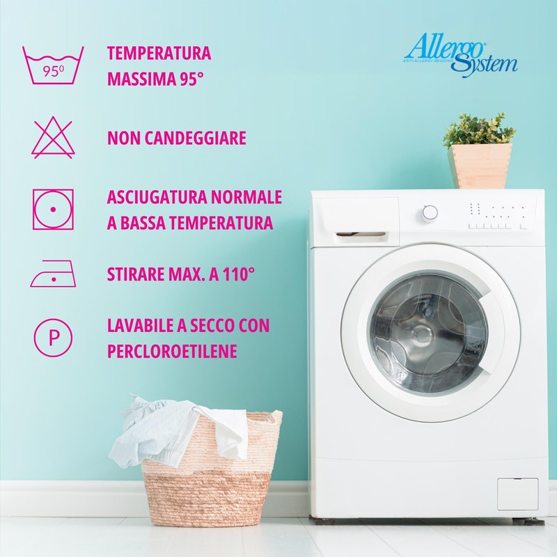 Allergosystem Federa Copricuscino Antiacaro Letto 40x80cm - Dispositivo Medico Antiacaro