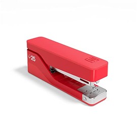 Tru Red Tr58101 Desktop Stapler, 25-Sheet Capacity, Red