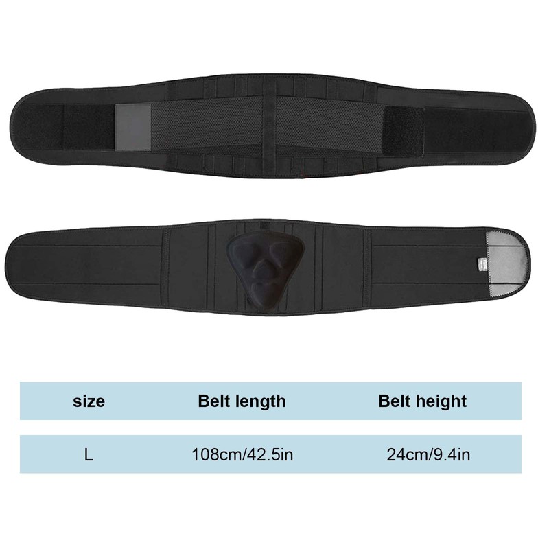 Back Stabilisers with Lumbar Padding, Back Support Belt, Double Stretch