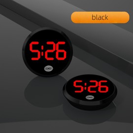 Car Mini Digital Clock for Dashboard,Small Mini Car Dashboard Accessories,Universal Luminous Mi/ni Digital Clocks for Dash/board,C/ar Dashbo/ard Accessories,Ca/r Dig/ital Clock,Ca/r Decorations,Red