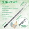 Fabbay Chicken Catcher Leg Hook Stainless Steel Retractable Long 24