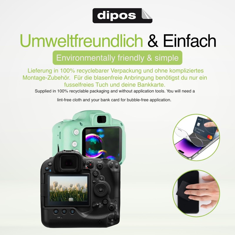 dipos I 4x Matte Screen Protectors for Azdome IT-G63D Film