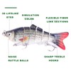 Fishing Lures for Bass Trout 6-segment Hard Body Lures with