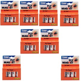 Terro T518 Fly Magnet Sticky Fly Paper Fly Trap, 8 Pack (8)