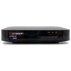 Octagon SX988 4K UHD H.265 HEVC Internet Smart TV Set-Top Box - Multi-Boot Receiver und Sat to IP TV, DLNA, YouTube, Web-Radio (SX988 mit 600 WLAN)