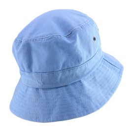 Trendy Apparel Shop Sombrero de ala corta para exteriores de tamaño grande XXL a XXXL, Azul Carolina, X-Large-XX-Large