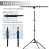 Maxztill T-Shaped Backdrop Stand, 6.6x5 FT Photo Backdrop Stand, Portable