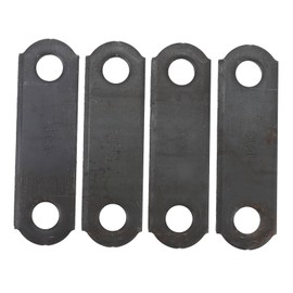 Trailer Leaf Spring Shackle Straps 3 1/8, Steel Alloy Leaf Spring Shackle Strap, Heavy Duty Shackle Link Strap Set for Double Eye Leaf Spring