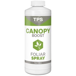 TPS NUTRIENTS Canopy Boost Foliar Spray for All Plants, Boosts Photosynthesis and Corrects Common Yellowing 1 Quart (32 oz)