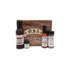 The Bar-B-Que Lover’s Box, Includes BBQ Sauce, Hot Sauce, Datil Jerk Seasoning, Nuthin But Datil