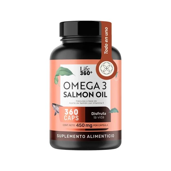 Life 360+ Vitamina E Omega 360 cápsulas | Suplemento de