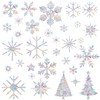 Snowflake Window Decals for Bird Strikes,Anti-Collision Clings to Save Birds,Non