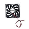 JZK 2 ventiladores de refrigeración silenciosos CC 24 V 8010
