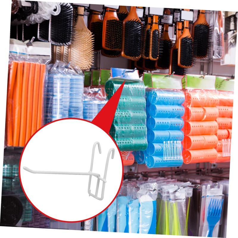 SHINEOFI 10pcs Display Hooks for Grid Wall Sturdy Iron Hanging