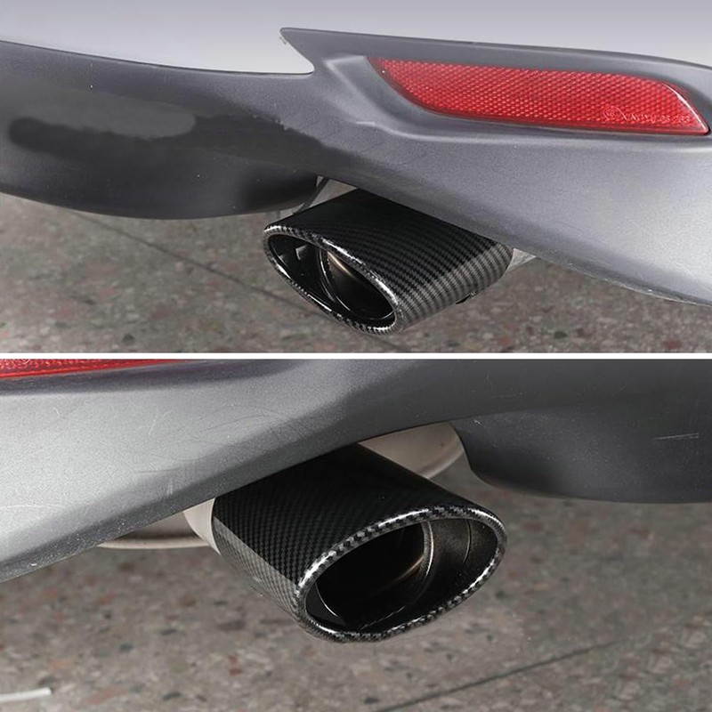 2Pcs Rear Exhaust Muffler Tip End Pipe for Toyota Camry
