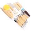 45Pcs Pottery Engraving Tools DIY Clay Sculpture Set Art Carving