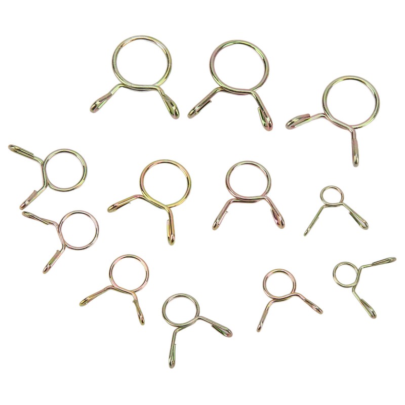 420pcs Fuel Line Spring Wire Clips 10‑Size 5‑14mm Air Tube