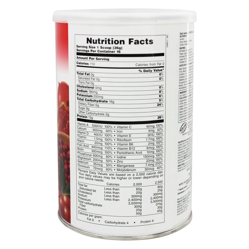 Nature's Plus - Fruitein Exotic Red Fruit, 1.3 lb powder