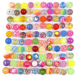 RNXSIB Bouncy Balls for Children, Pack of 30 Rubber Balls for Children's Birthdays, Bouncy Balls Party Fillers, 2.4 cm Diameter, Safe Rubber, Coloured Bouncy Balls for School and Festivals