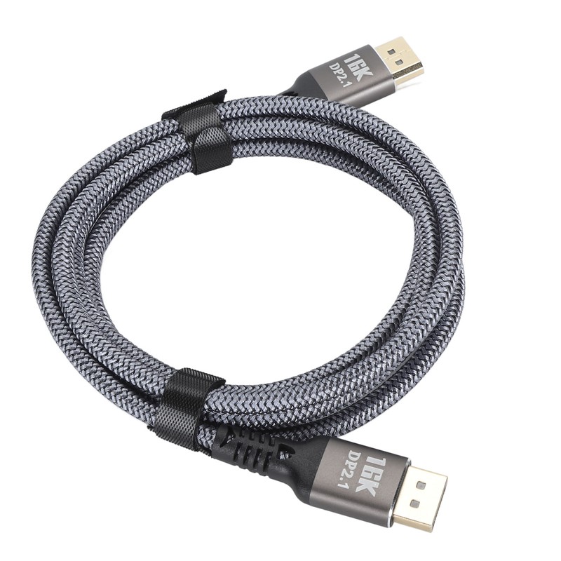 DisplayPort 2.1 Cable 16K 30Hz 40Gbps 3D Dynamic HDR Male