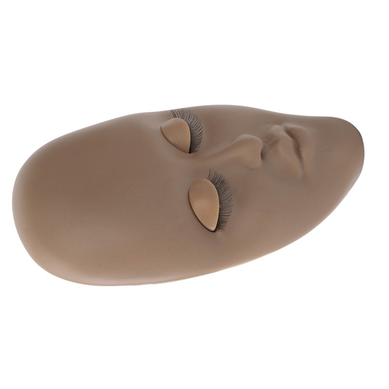 Lash Mannequin Head Reusable Soft Rubber 3D Effects Replaced Eyelids