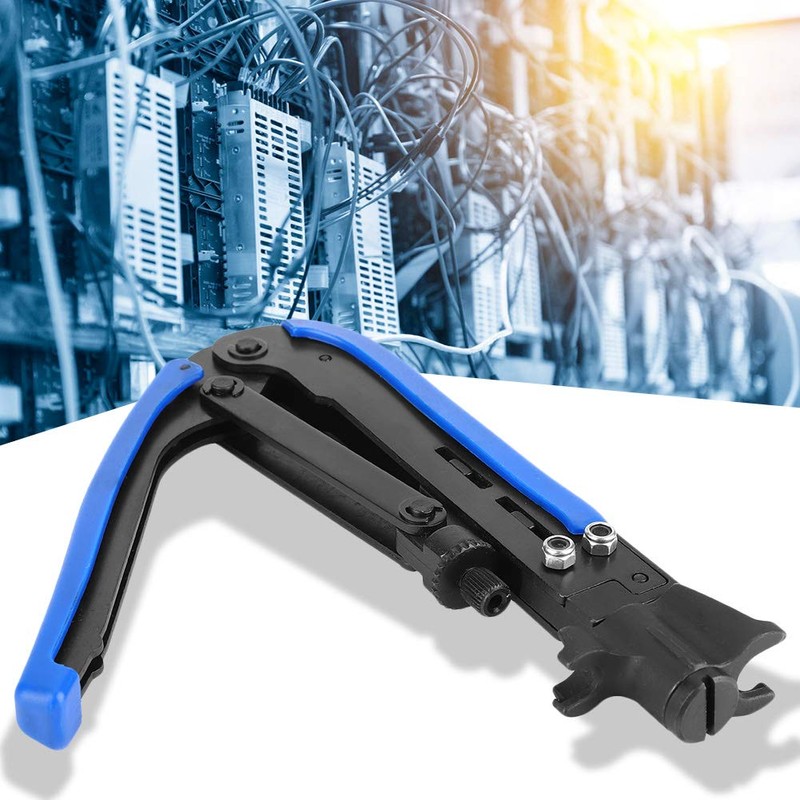 Coaxial Cable Crimping Tool Kit, F-Connector Crimper Wire Stripper Set