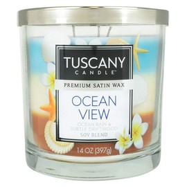 Tuscany Candle Ocean View Premium Satin Wax Candle 14oz