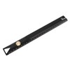 Aluminum Alloy Straight Ruler 25cm Precise Scale Professional for Woodworking