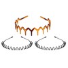 fenshine Metal Hair Bands Spring Wavy Hair Hoop Hairband (3pcs)