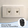 sourcing map 10 Pack Cat 6A Ethernet Coupler, RJ45 Cat6A