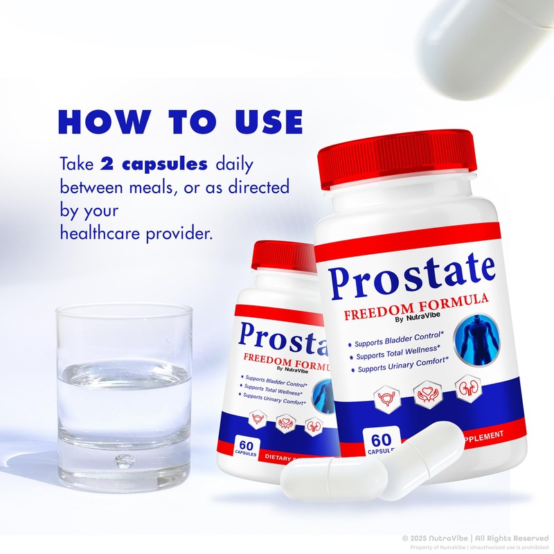 (3 Pack) Prostate Freedom Formula – Daily Men’s Prostate Support