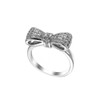 SAFIGLE Fashionable Zirconia Ring Bow Women's Jewelry Special Occasion for