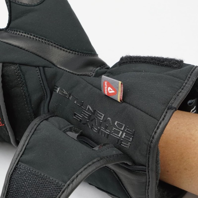 Rough and Road RR8657A-BK3 PrimaLoft Adventure Winter Gloves for Motorcycles