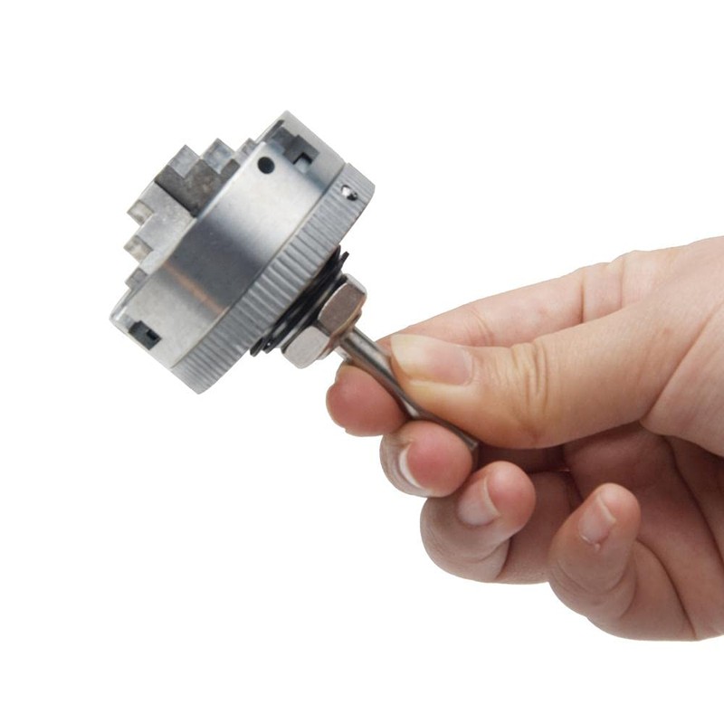 Mini Lathe Chuck, Zinc Alloy Three Jaw Chuck, M12*1 Chuck