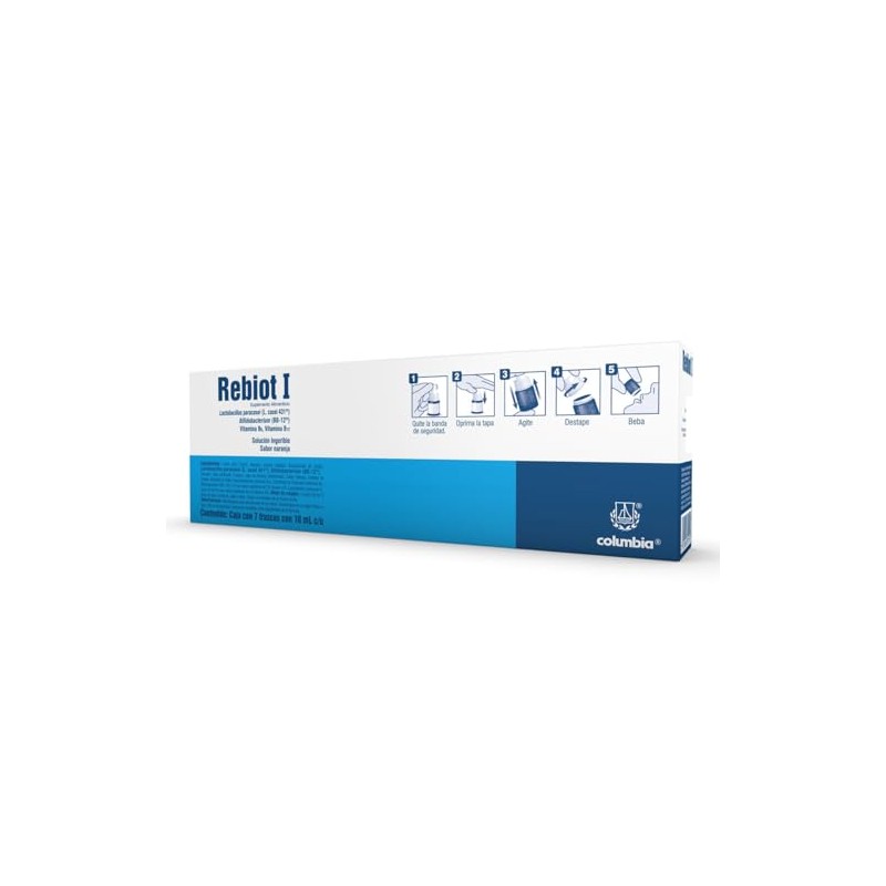 2 billones de probióticos Bifidobacterium lactis BB-12 y Lactobacillus casei