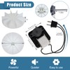 SM550 Universal Bathroom Vent Fan Motor Replacement Kit Compatible with