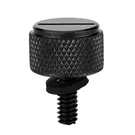 Aramox Black Aluminium Seat Bolt Tab Screw, Aluminum Motorcycle Seat Mount Bolt Mounting Screws Anodized Aluminum 4 Colors for 1996(black)