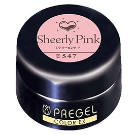 Pregel Gel Nail Color EX Sheer Pink-P 547