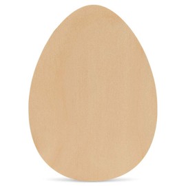 25 Sturdy Large Wooden Egg Cutout 18 x 12 inch, Pre-Sanded Egg Shaped Wood Cutout Wooden Eggs for Crafts & Easter Decor, by Woodpeckers