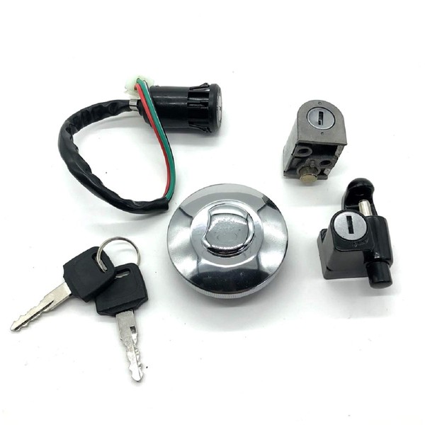 CustomDivine Gas Tank Cap with Key for Honda 5 Piece