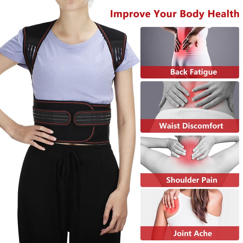 Soothing Back Support Belt Self Heating Back Support Waist Brace