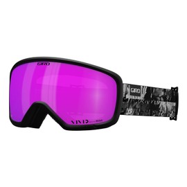 Giro Millie Ski Goggles - Snowboard Goggles for Women & Youth - Black/White Data Mosh Strap with Vivid Pink