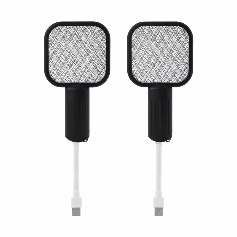 2 Piece USB Mosquito Swatter Trap for Camping – 2-in-1