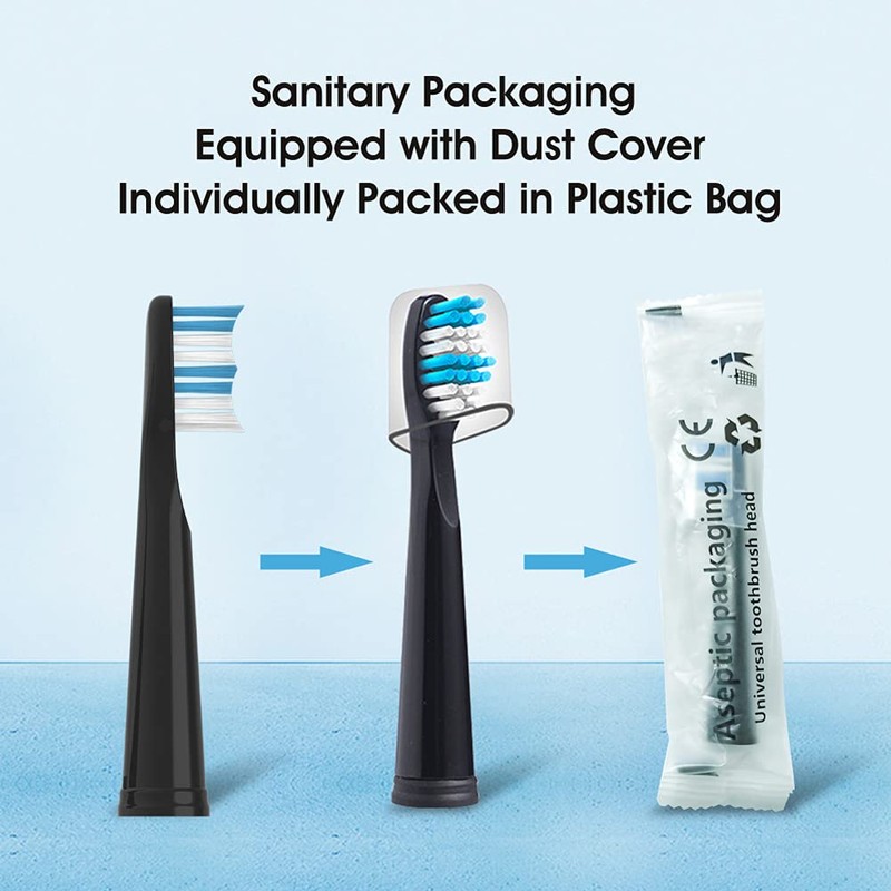 Compatible with TEETHEORY Electric Toothbrush Replacement Heads, for TEETHEORY Electric