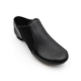 Capezio Women's E Series Jazz Slip-on Shoe, Black, 6.5 Wide