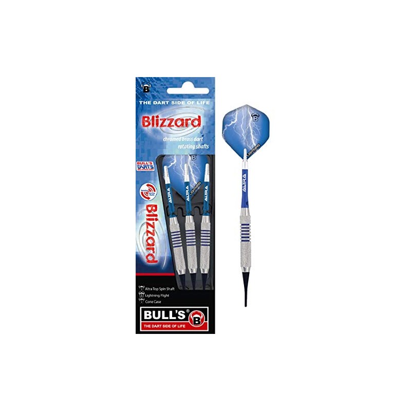 Bull´s Blizzard soft darts 16 grams 49,2 mm blue/silver