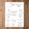 Gilbert the Goose Fridge Magnets with Cheeky Sayings, Eight Different