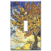Art Plates - Single Gang Toggle OVERSIZE Switch Plate -